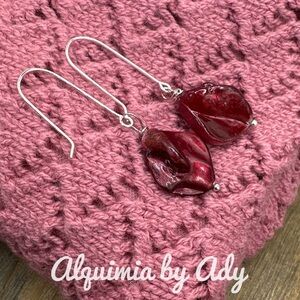 Alquimia Deep Red Earrings
